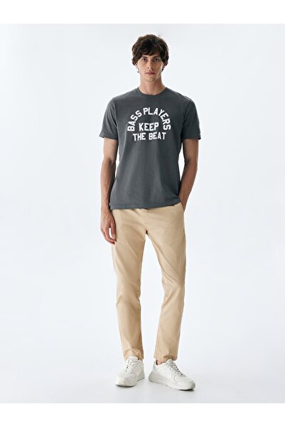 Ltb Anthracite T-shirt with slogan