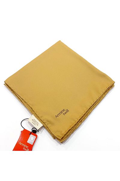Armine Απλό Μαντίλι Twill - Χρυσό