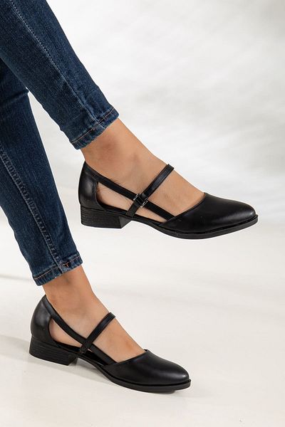 MaskButik Mary Pantofi Cu Toc Negru