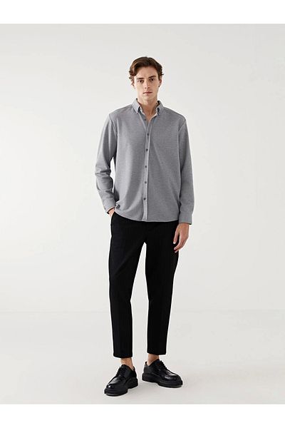 LC Waikiki Ανδρικό μακρυμάνικο πουκάμισο Slim Fit - W4AI00Z8