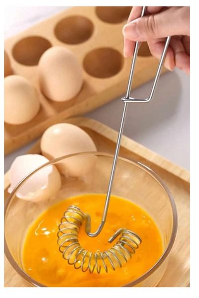 ŞAKİLATA CONCEPT 1Pc Stainless Steel Egg Whisk Milk Frother Kitchen Utensils Potato Masher Coffee Beater