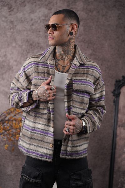 Butik TREND BIZ Oversize Fit Unisex Πουκάμισο Ξυλοκόπος με τσέπες