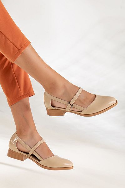 MaskButik Mary Patent Leather - Pantofi cu toc mic