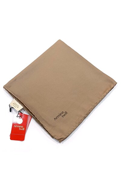 Armine Düz Twill Eşarp - Vizon