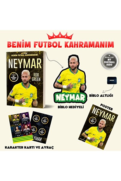 dokuzyayinlari Neymar Biblo Kart Poster Bez Çanta Hediyeli