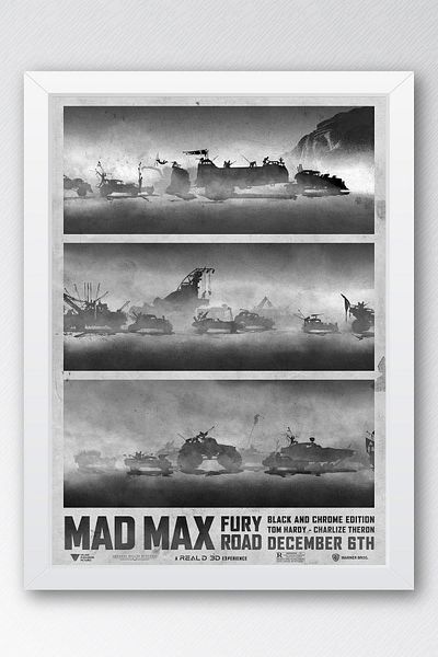 Saturn Pictură înrămată Mad Max Fury Road - Pictură poster film Crazy Max