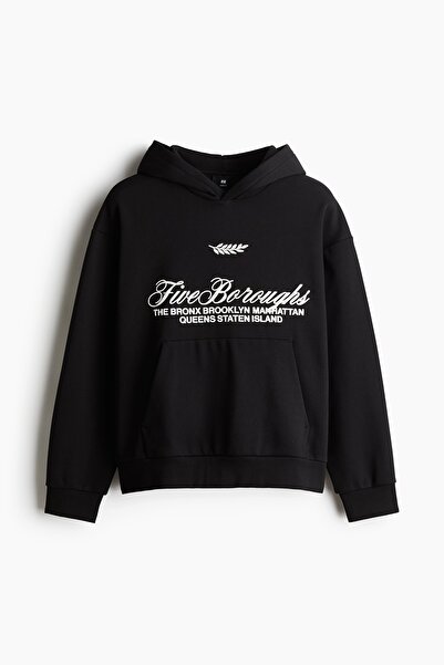 H&M Loose Fit Printed hoodie