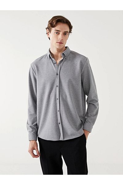 LC Waikiki Ανδρικό μακρυμάνικο πουκάμισο Slim Fit - W4AI00Z8