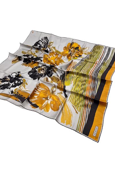 Armine Μεταξωτό Κασκόλ 2024 Χειμώνας - 9047-52 Twill