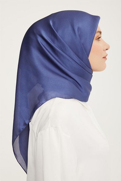 Armine Μπλε τζιν Janjan Chiffon Scarf 809 Model