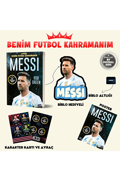 dokuzyayinlari Messi Biblo Kart Poster Bez Çanta Hediyeli