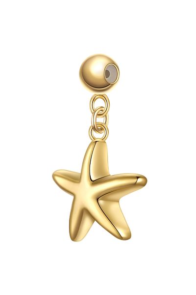 Glanzstücke München Silbercharm Charm Sterling Silber gelbgold