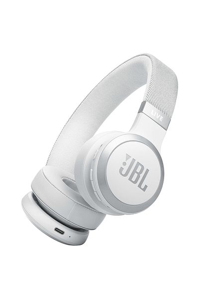 JBL Live 670Bt White Adaptive Wireless Headphone with Noise Cancelling