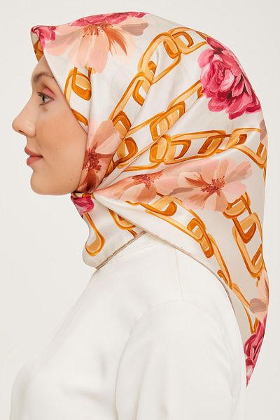 Armine 2024 Χειμερινό Μεταξωτό Κασκόλ - 9034-55 Twill