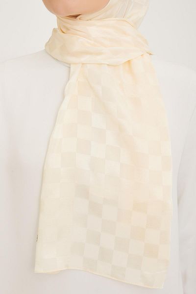 Armine Trend Diamond Shawl - 2 - Μπεζ 1862