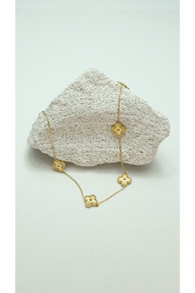 SEYAS JEWELRY Çelik Van Cleef Gold Kolye