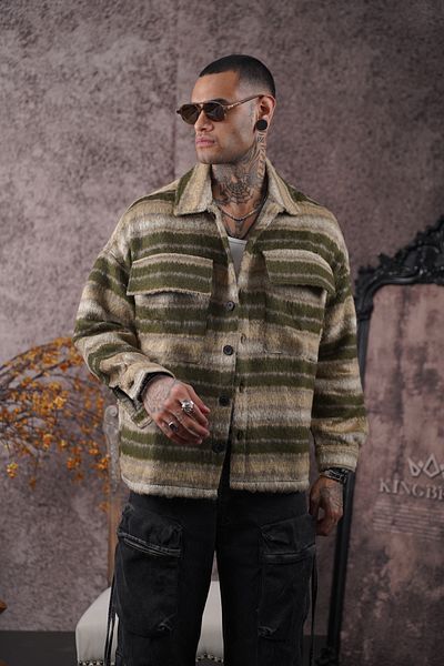 Butik TREND BIZ Oversize Fit Unisex Πουκάμισο Ξυλοκόπος με τσέπες