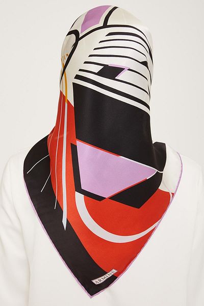 Armine Μεταξωτό Κασκόλ 2024 Χειμώνας - 9050-56 Twill