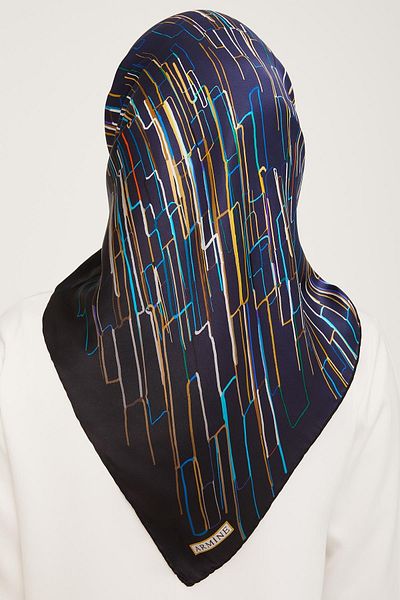 Armine Silk Scarf 2024 Winter - 9027-51 Twill