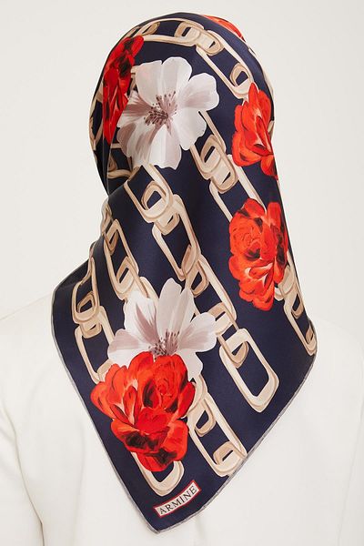 Armine 2024 Χειμερινό Μεταξωτό Κασκόλ - 9034-57 Twill