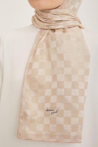 Armine Trend Janjan Shawl - Dama - Beige 91