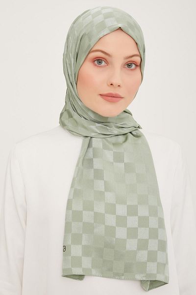Armine Trend Diamond Shawl - 2 - Oil Green 3610