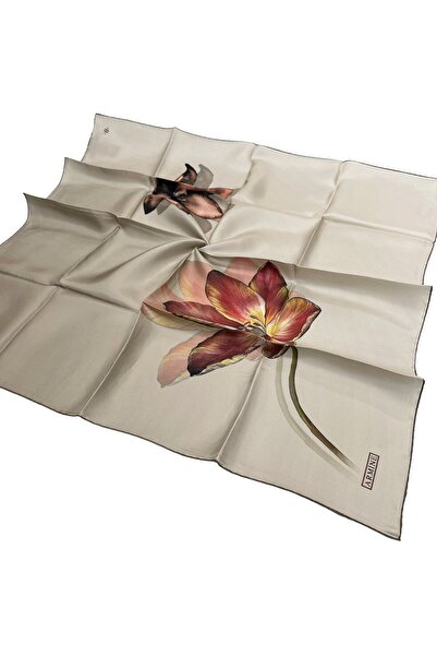 Armine İpek Eşarp Nostalji - 8737-07 Vizon Twill