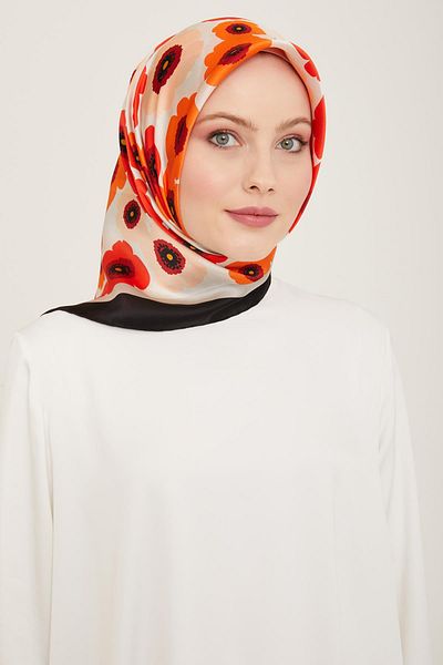 Armine 2024 Summer Silk Scarf - 9106-04 Twill