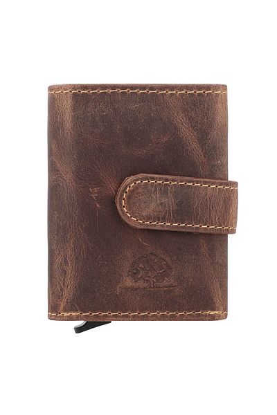 Greenburry Vintage Wallet RFID protection Leather 8 cm