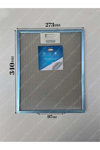 Ozba Ticaret 273x340 Mm | Aspiratör & Davlumbaz Tel Yağ Filtresi | Model: 814...