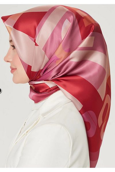 Armine Μεταξωτό Φουλάρι Pink Twill - Nostalgia 8526-84