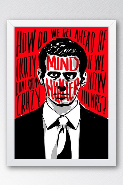 Saturn Pictură înrămată Mindhunter - Pictură poster de serie