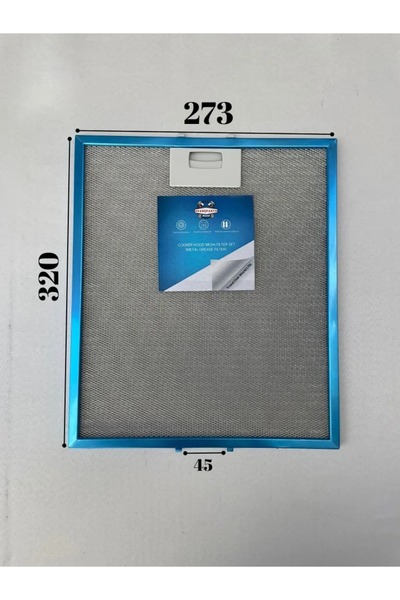 Ozba Ticaret 273x320 Mm | Aspiratör & Davlumbaz Tel Yağ Filtresi | Model: 129...