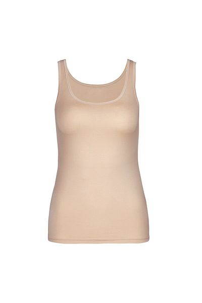 Calida Damen Top - Natural Comfort, Unterhemd, Tank Top, Jersey, einfarbig