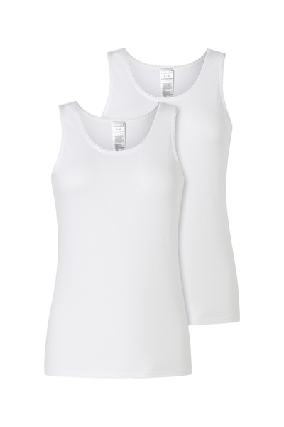 Schiesser Unterhemd Modern Multipacks Unterhemd Unterzieh-Shirt Ärmellos, Träger-Top Shirt Ärmellos