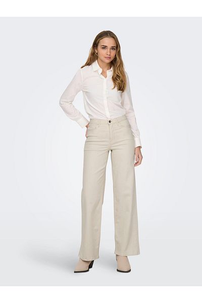 ONLY 15310632   Lycra High Waist Wide Leg Women's Jeans