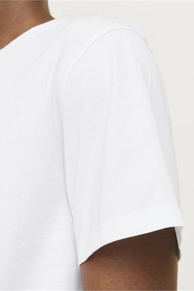 Jack & Jones Μπλουζάκι με γραφικά στάμπα JJECORP - O-Neck, SS Model, Noos 12268415   Λευκός
