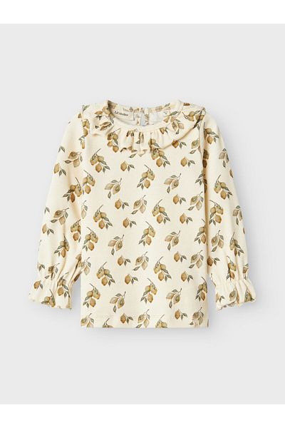 Lil' Atelier Oberteil mit langen Ärmeln Slim Fit