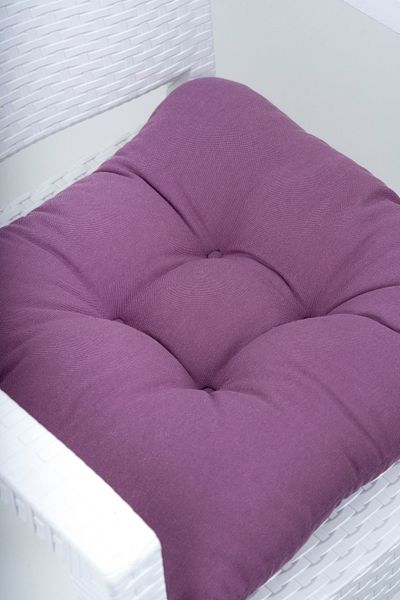 ALTINPAMUK Mega Purple Chair Cushion 45X45 Special Stitched Lace up