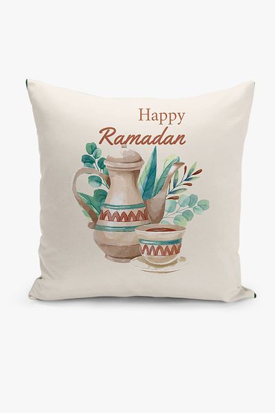 Filamente Husă de pernă cu model Ramadan, imprimată digitală pe două fețe - Ramadan