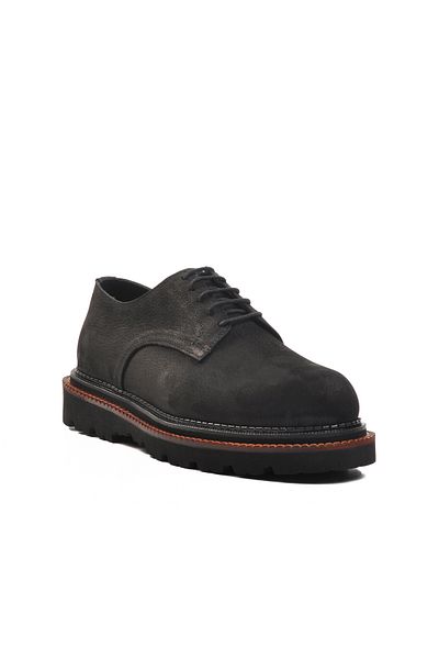 AYAKMOD Μαύρα ανδρικά μποτάκια Nubuck