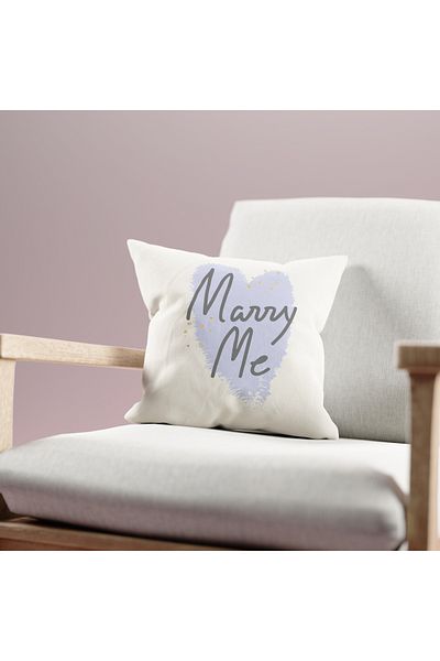 Filamente Valentine's Day Patterned Double-Sided Digital Printed Throw Pillow Cover - Valentine's Day
