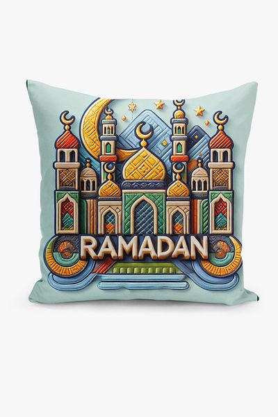 Filamente Husă de pernă cu model Ramadan, imprimată digitală pe două fețe - Ramadan
