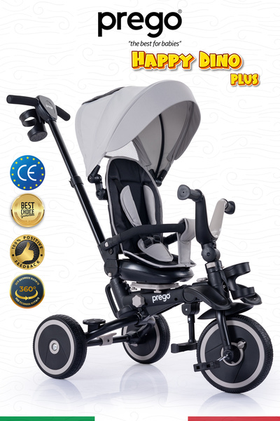 Prego Happy Dino Plus 360° Dönebilen Koltuklu Tamamen Katlanabilir Çocuk Bisikleti