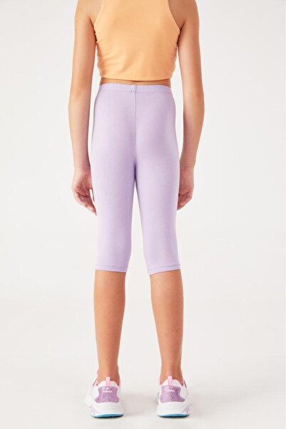 Almila Below the Knee - Girl's Cotton Elastane Capri 2006 School Leggings