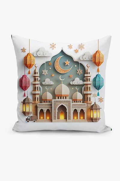 Filamente Husă de pernă cu model Ramadan, imprimată digitală pe două fețe - Ramadan