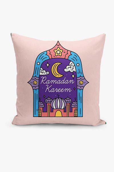 Filamente Husă de pernă cu model Ramadan, imprimată digitală pe două fețe - Ramadan