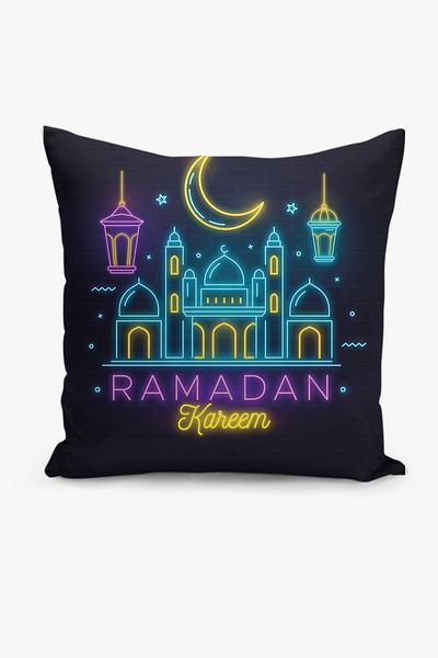 Filamente Husă de pernă cu model Ramadan, imprimată digitală pe două fețe - Ramadan