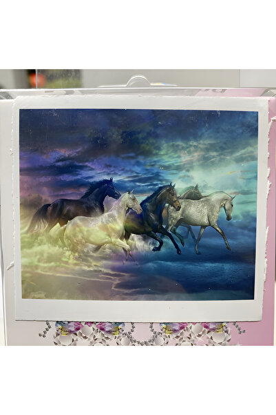 EleganTShoP 5D Yapışan Boncuk Goblen 30 x 40 cm Mozaik Tablo Pano 60229