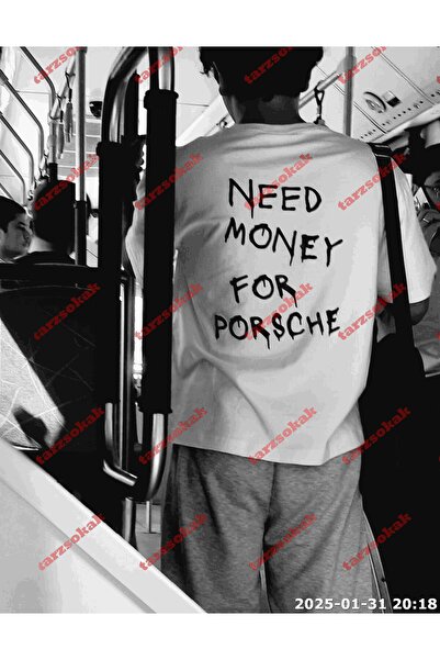 TIMESWASTINGIRL Σλόγκαν Ουνισέξ Υπερμεγέθες Μπλουζάκι με Γραφή TWGWBR55